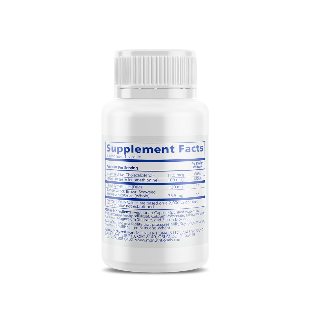 EndoWellness+ 60 Capsules - Contains 120mg of Diindolylmethane (DIM)