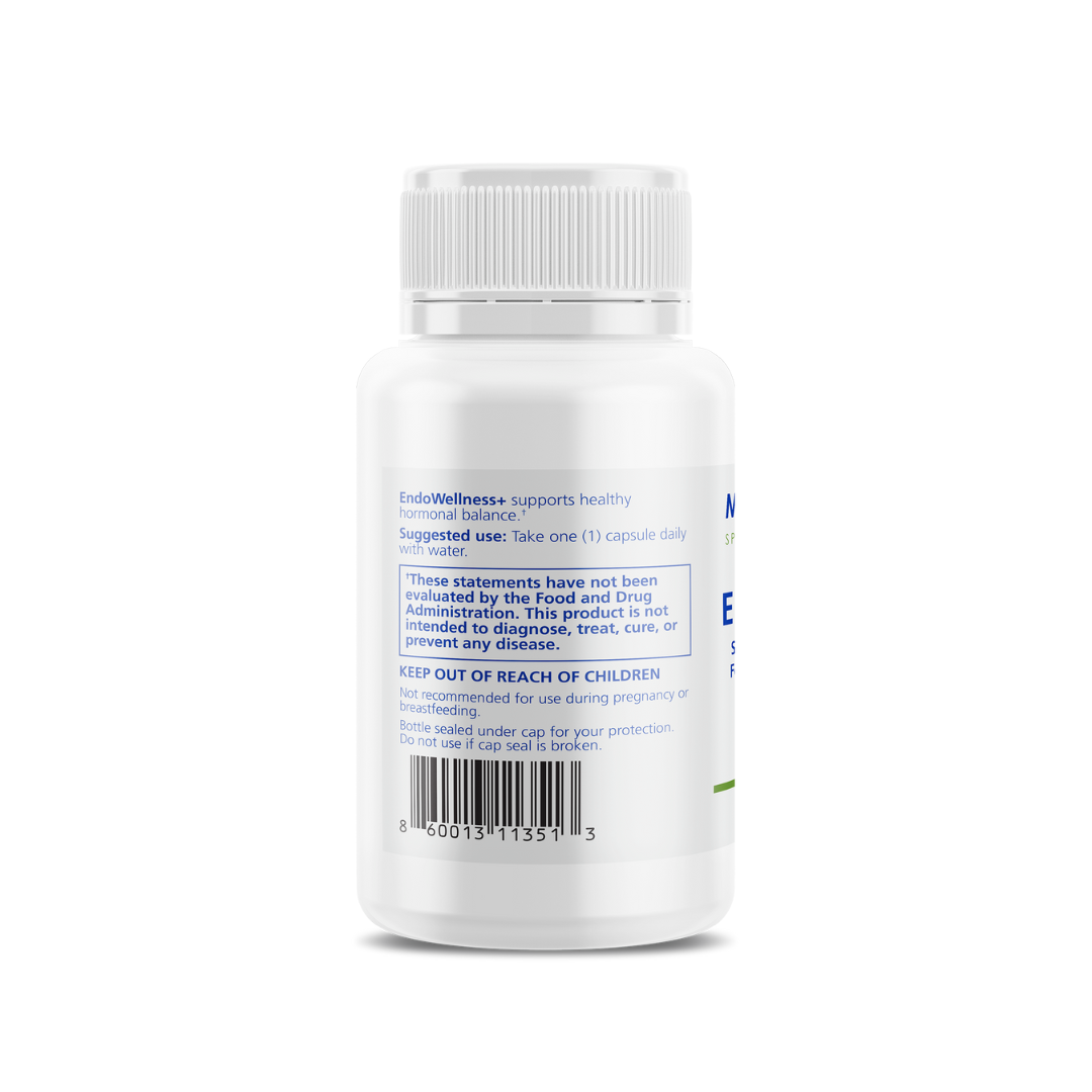EndoWellness+ 60 Capsules - Contains 120mg of Diindolylmethane (DIM)