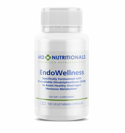 EndoWellness 100 Capsules - Contains 65mg of Diindolylmethane (DIM)